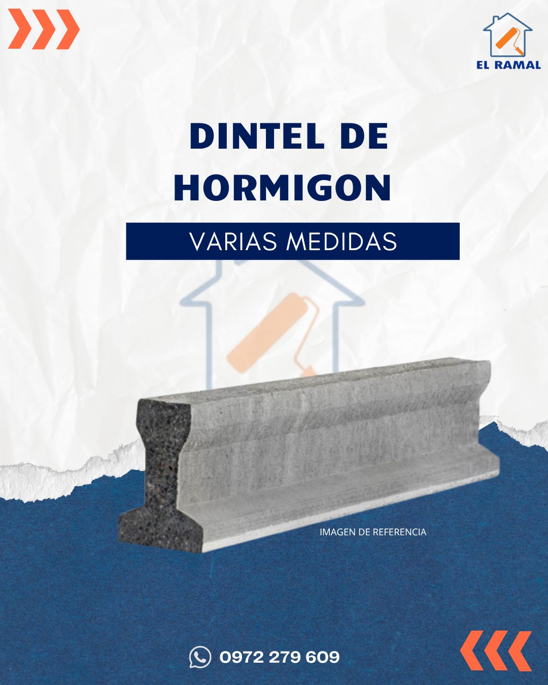 El - 🔩 DINTEL DE HORMIGÓN ️ Ideal para puertas y ventanas ️ Listo para ...