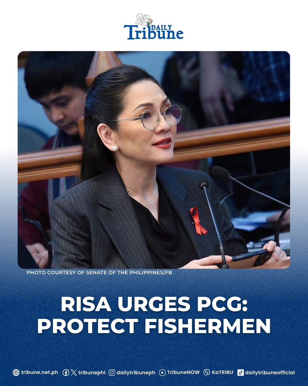Daily Tribune - Senator Risa Hontiveros on Sunday strongly... | Facebook