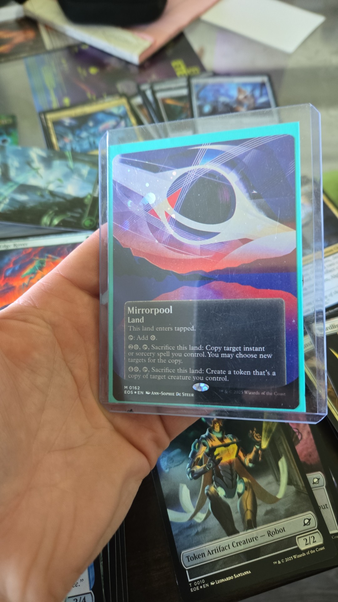 Galaxy foil mirrorpool out of a single collector booster is wild.