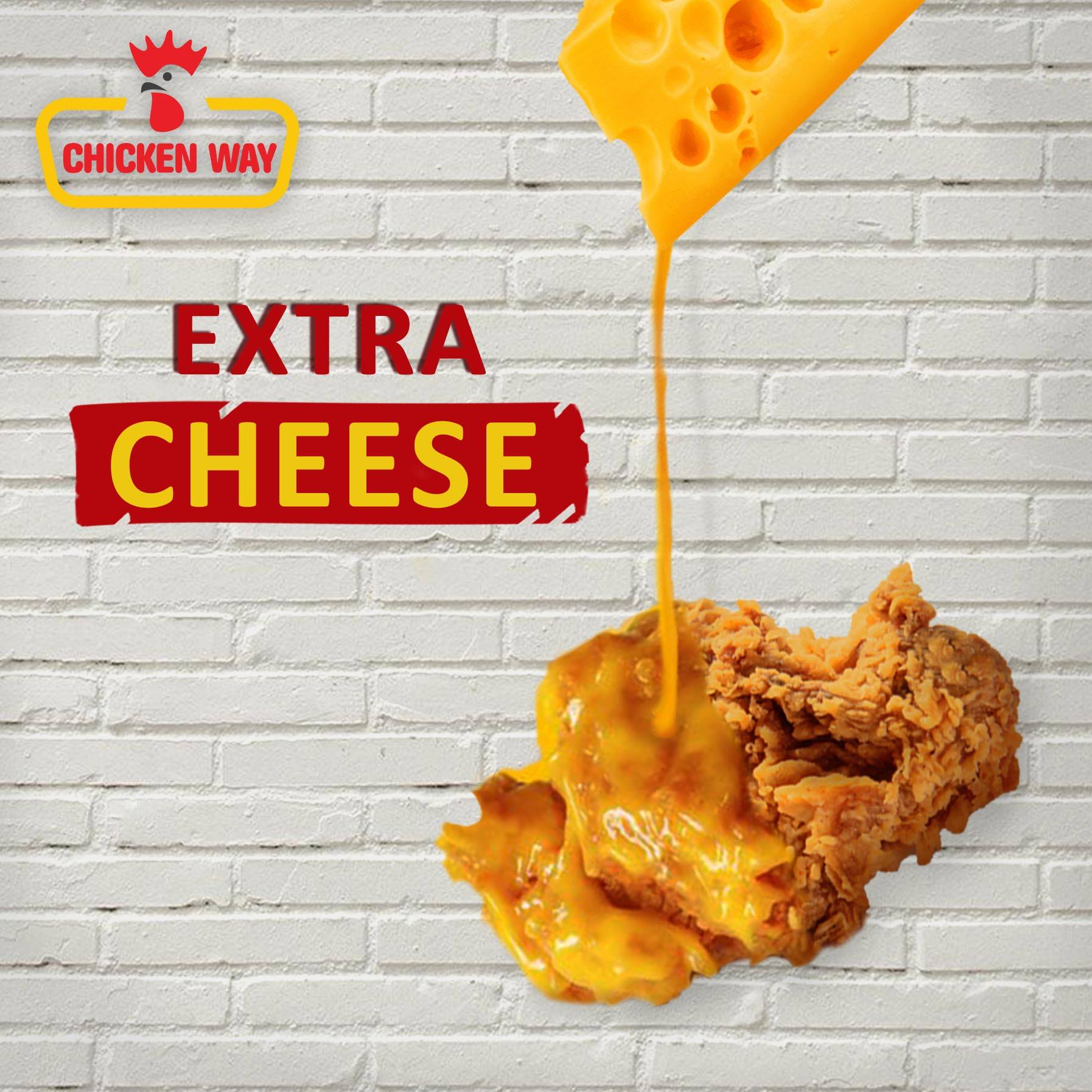 Chicken Way - Extra cheese to put a smile on your face! 🧀🧀...