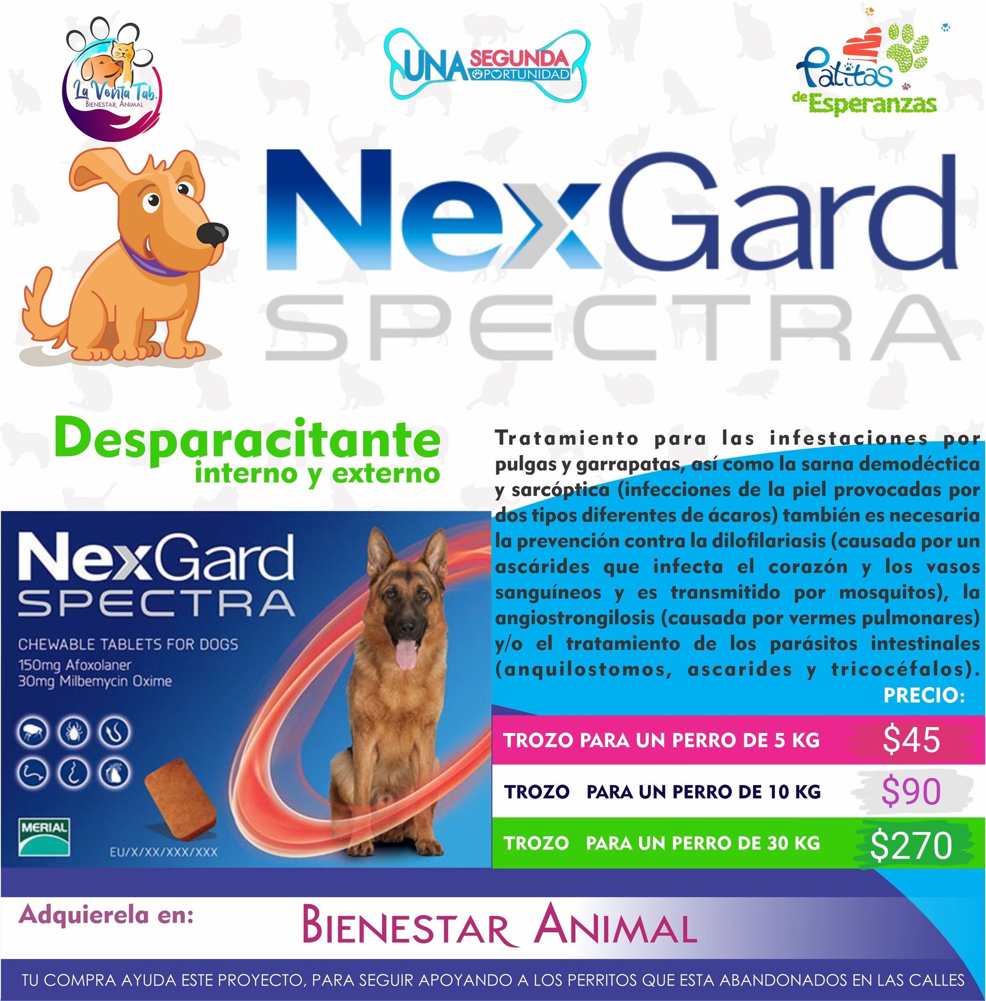 Bienestar - NexGard spectra. Seguimos con la venta de NexGard para ...
