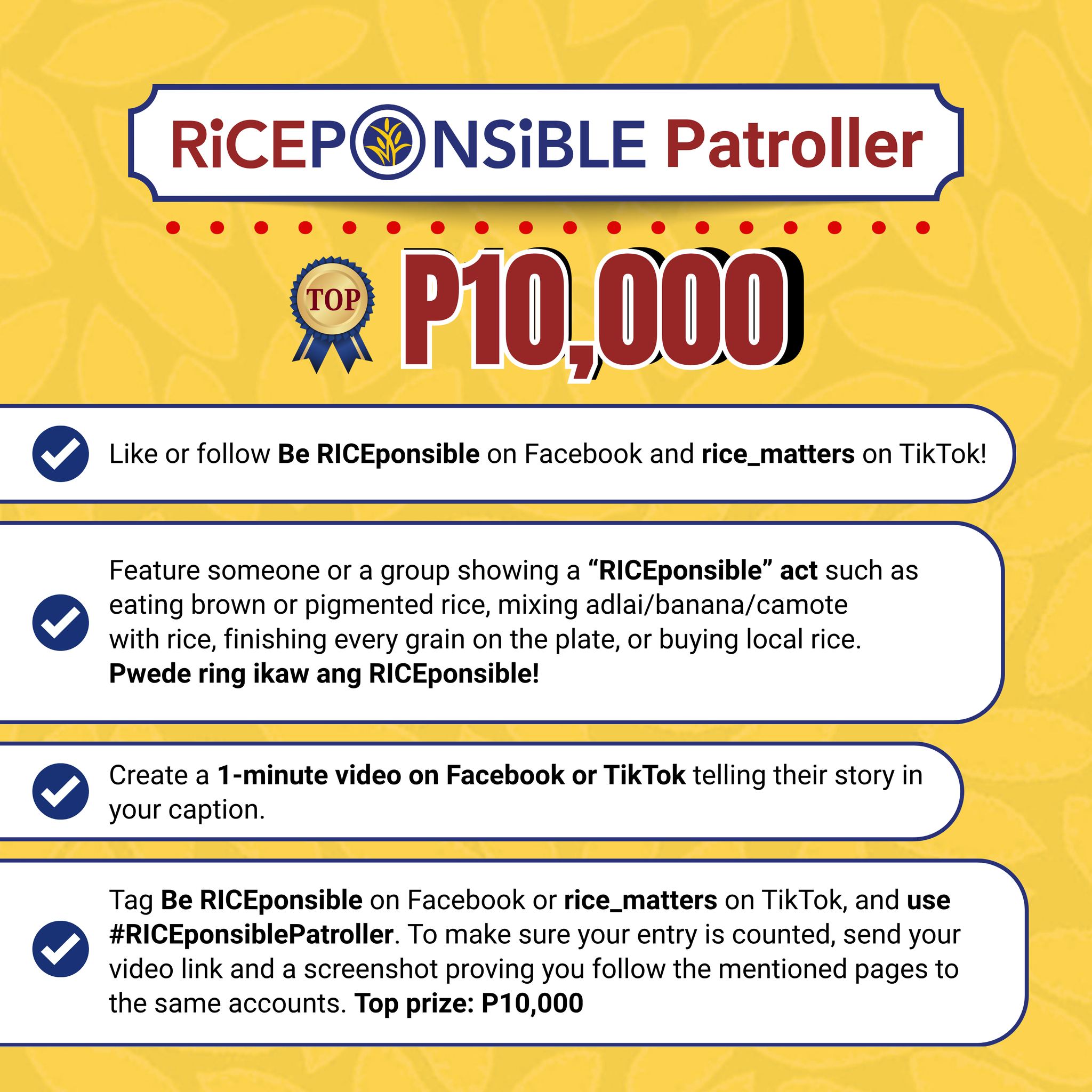 DA-PhilRice - NATIONAL RICE AWARENESS MONTH na! 🍚🤩 Sama-sama nating ...