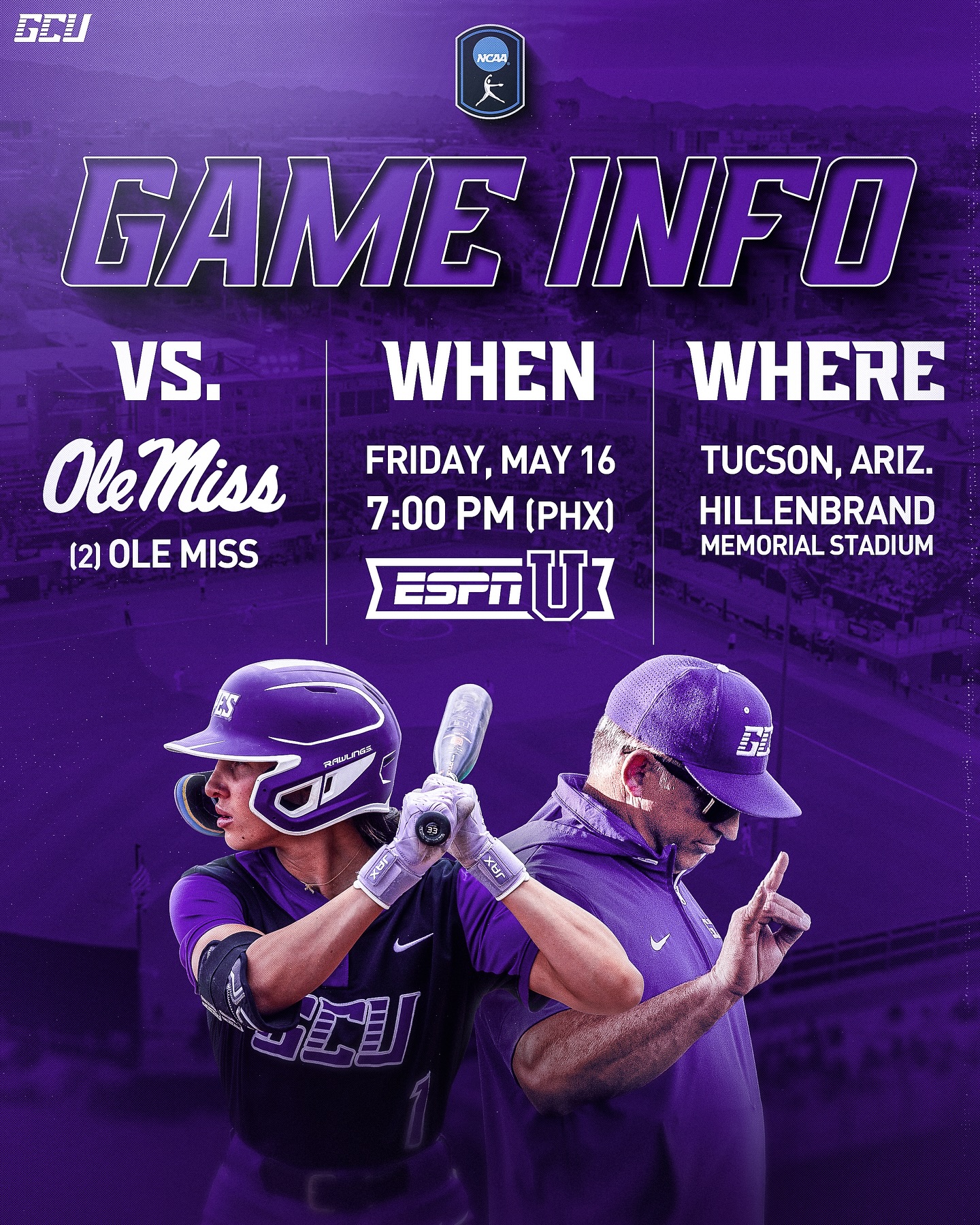 Grand - Two days out from Grand Canyon and Ole Miss! 🥎 #LopesUp | Facebook