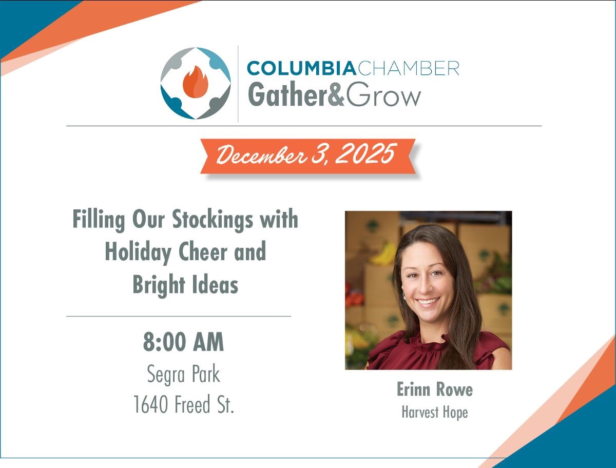 Columbia - Join us Wednesday, December 3, 2025 from 8–9 AM for Gather ...