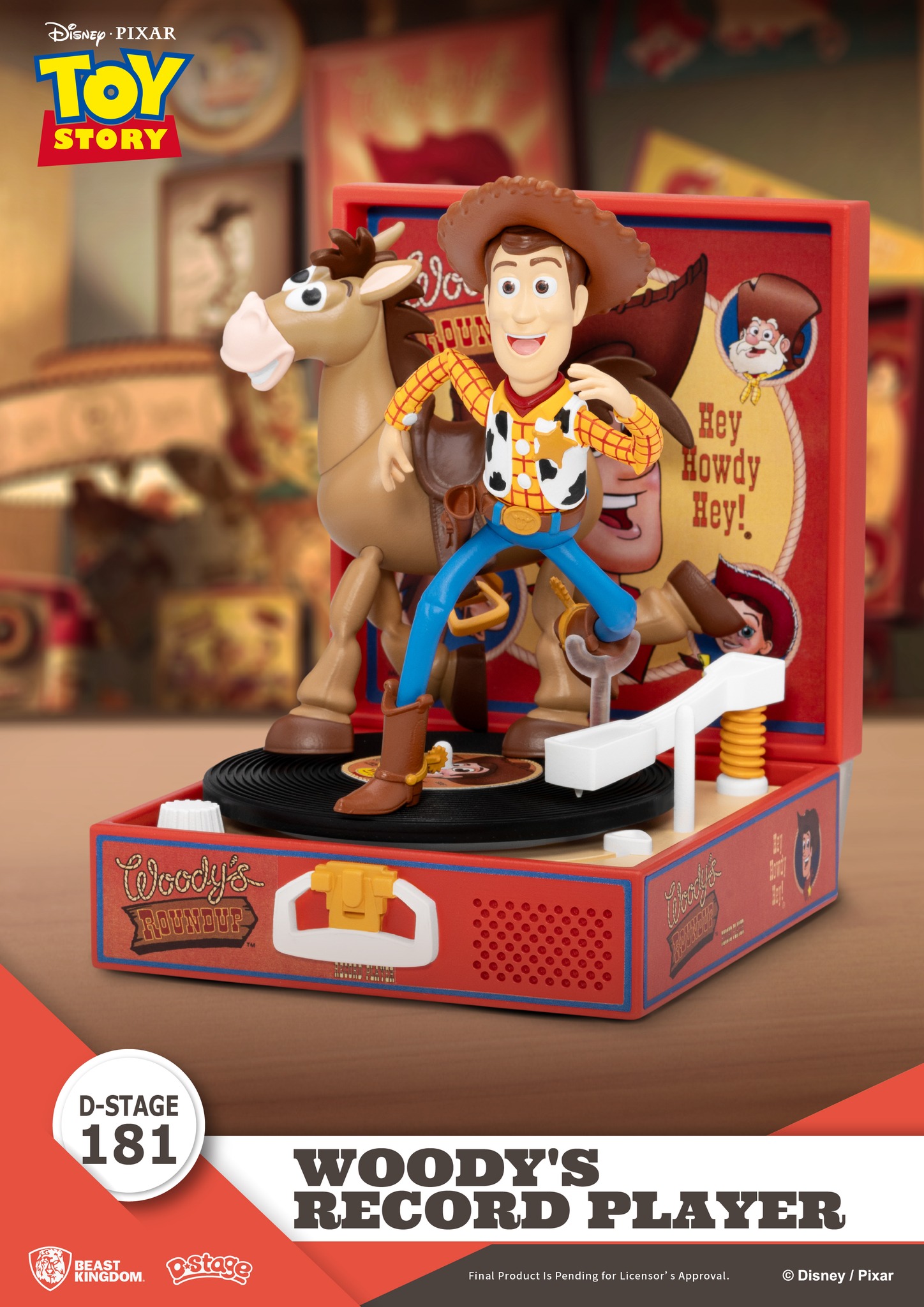 DS-181-Woody's Record Player】 DS-181 Woody's Record Player brings