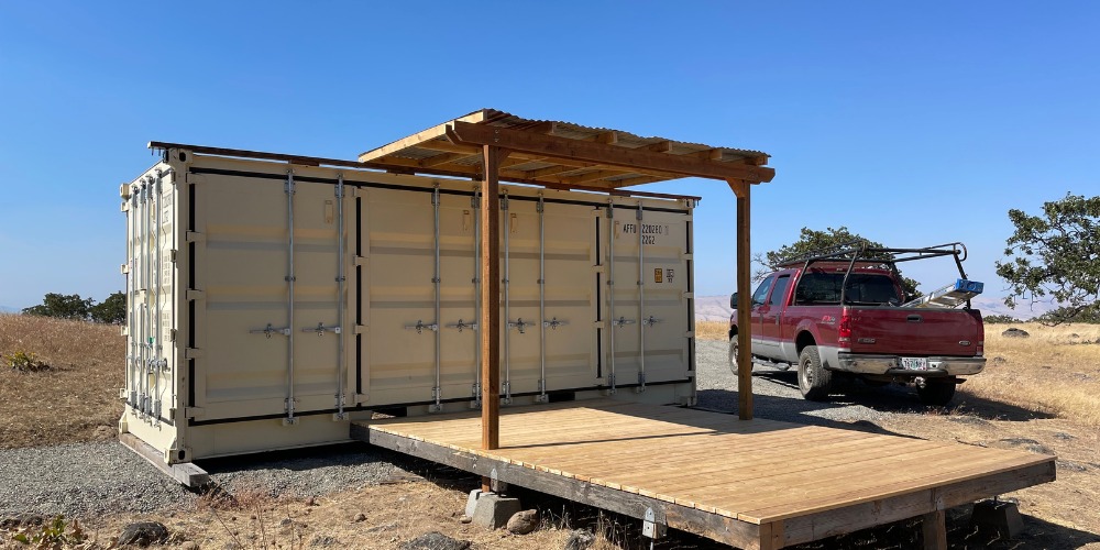 Domino - 🔧 Why Attach an Awning to a Shipping Container? ☀️ Our ...