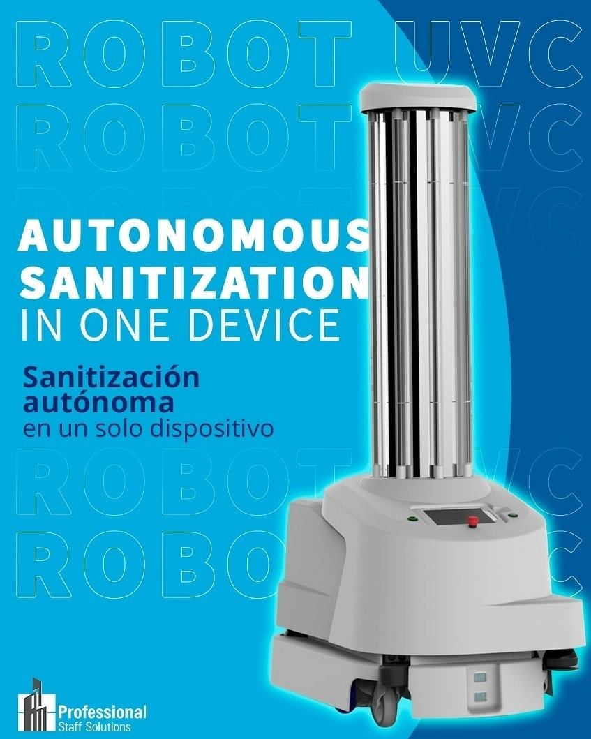 🇺🇲⁣⁣ The UVC robot can move... - Professional Staff Solutions