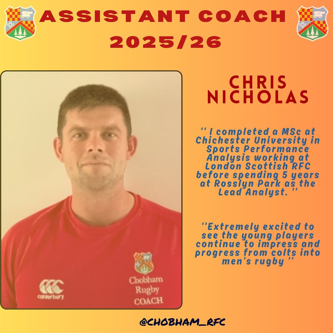 𝐂𝐨𝐦𝐩𝐥𝐞𝐭𝐢𝐧𝐠 𝐑𝐨𝐛𝐛𝐢𝐞’𝐬 𝐜𝐨𝐚𝐜𝐡𝐢𝐧𝐠... - Chobham Rugby Football Club | Facebook