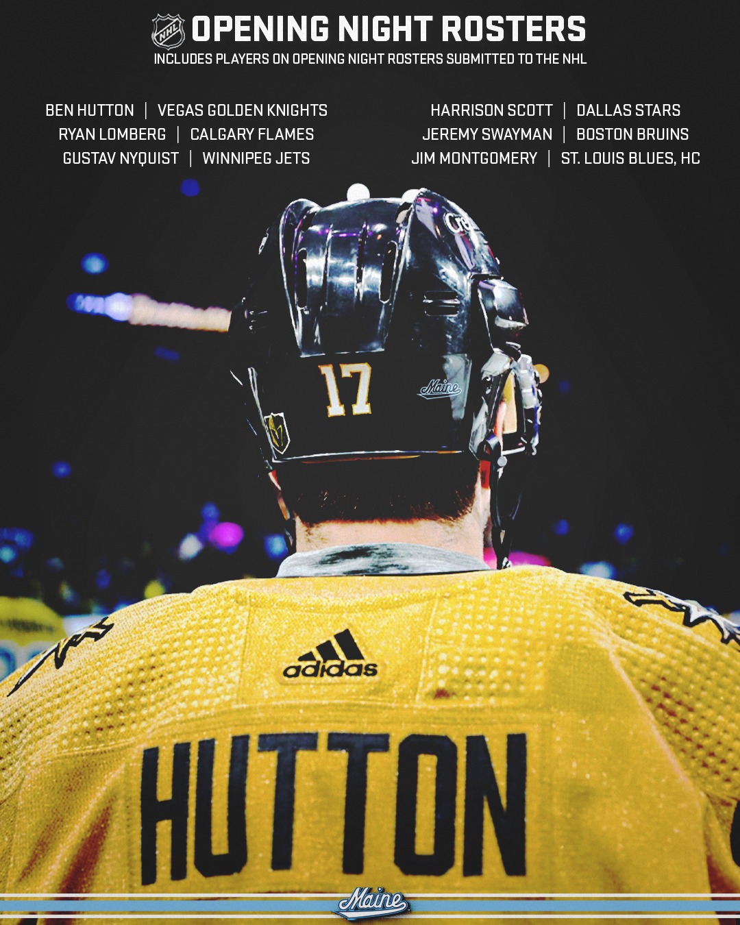 University - Black Bears representing on Opening Night Rosters ...