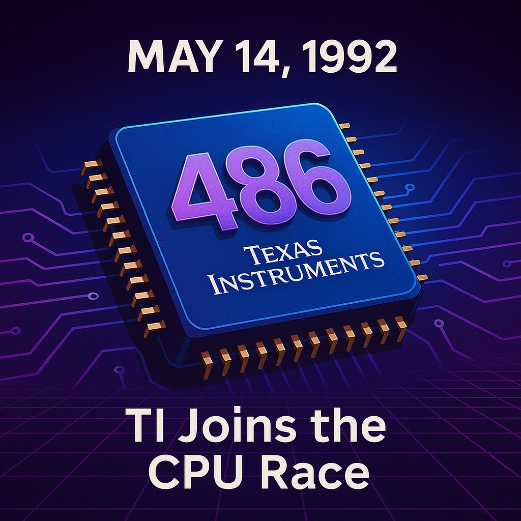 The Coder - 🗓️ Today in Tech History – May 14, 1992 Texas Instruments ...