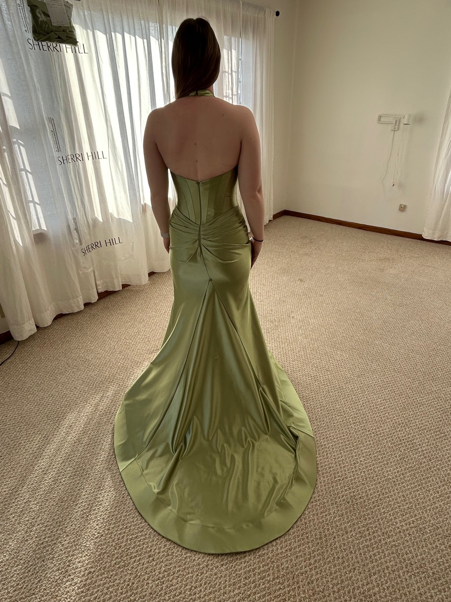 captions with green dress Prom 2025 Glamorous in green! under photos aesthetic green quotes for instagram