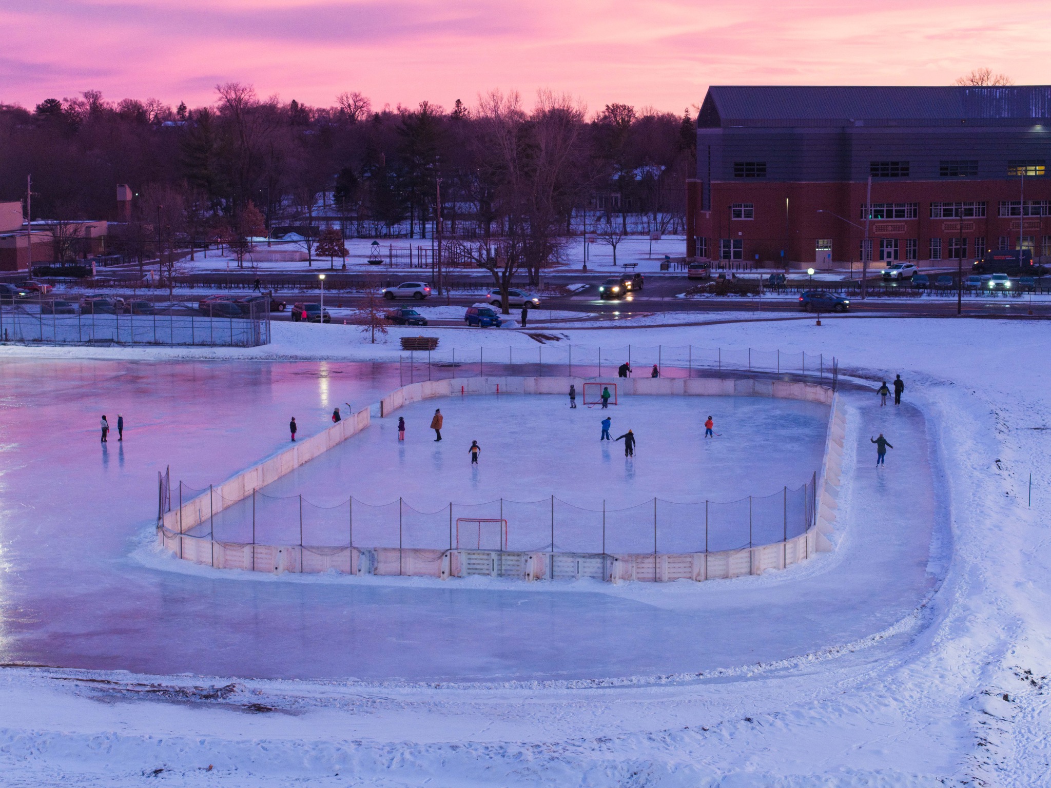 Minneapolis - Ice rinks are open! Thanks to favorable weather and hard ...