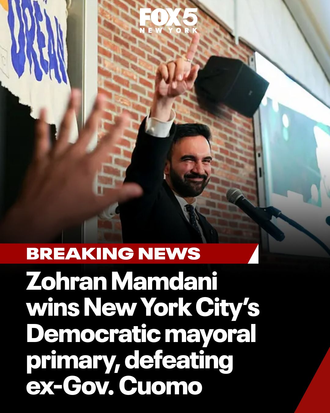 FOX - Zohran Mamdani has won New York City’s Democratic mayoral primary ...