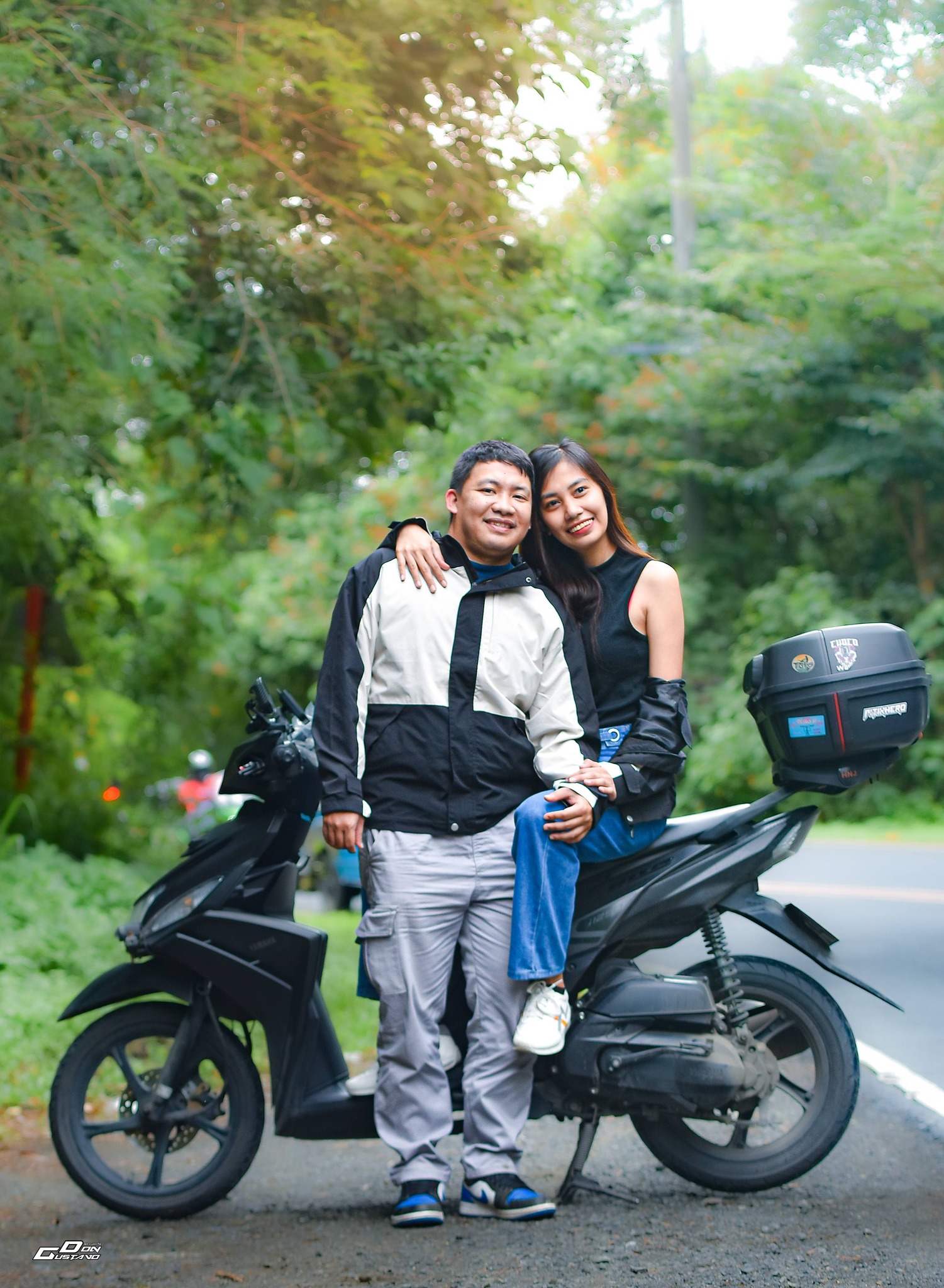 Marilaque anniversary ride with Sir Justine and Mam Christel