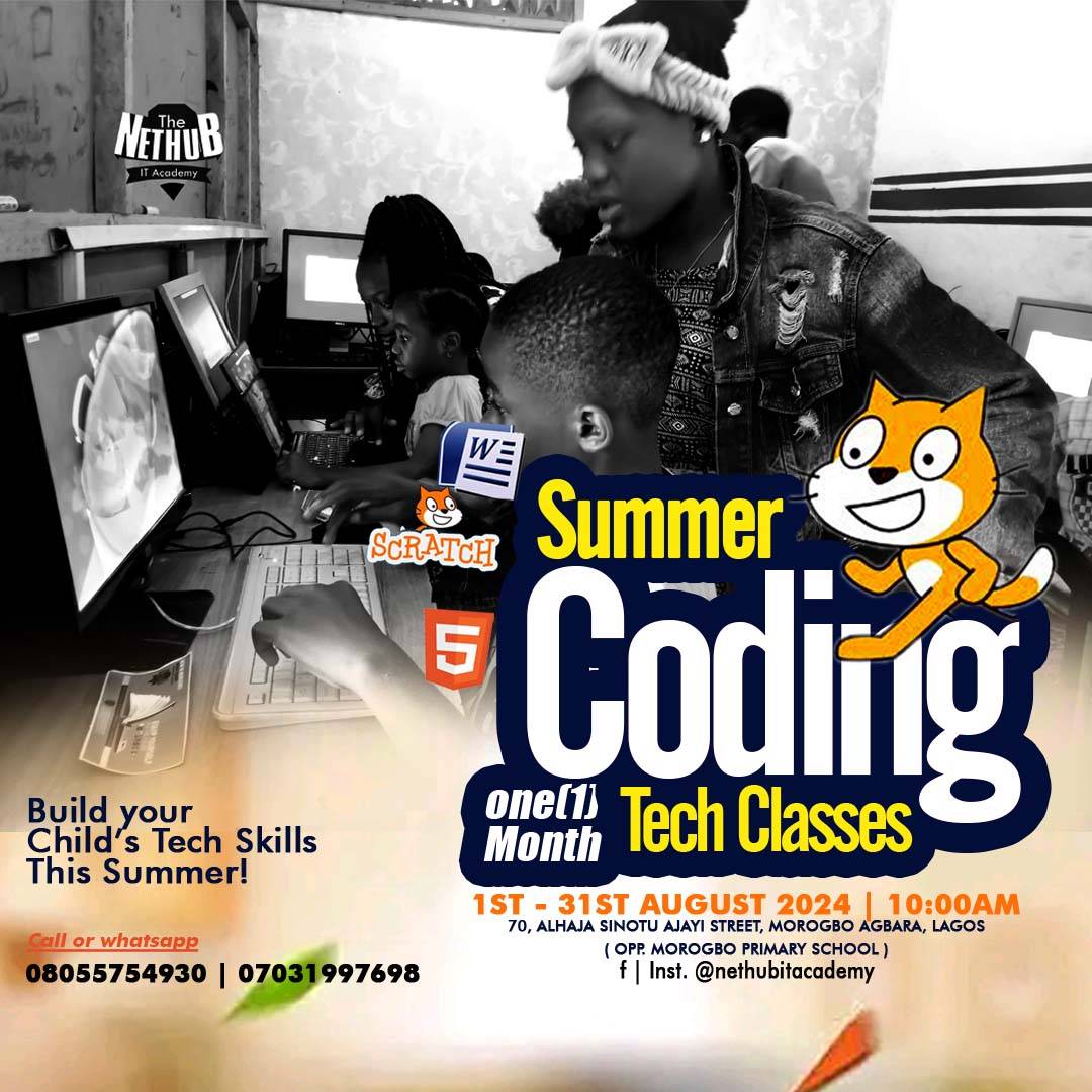Nethub I.T Academy - Summer Holiday Training Registration is on going ...