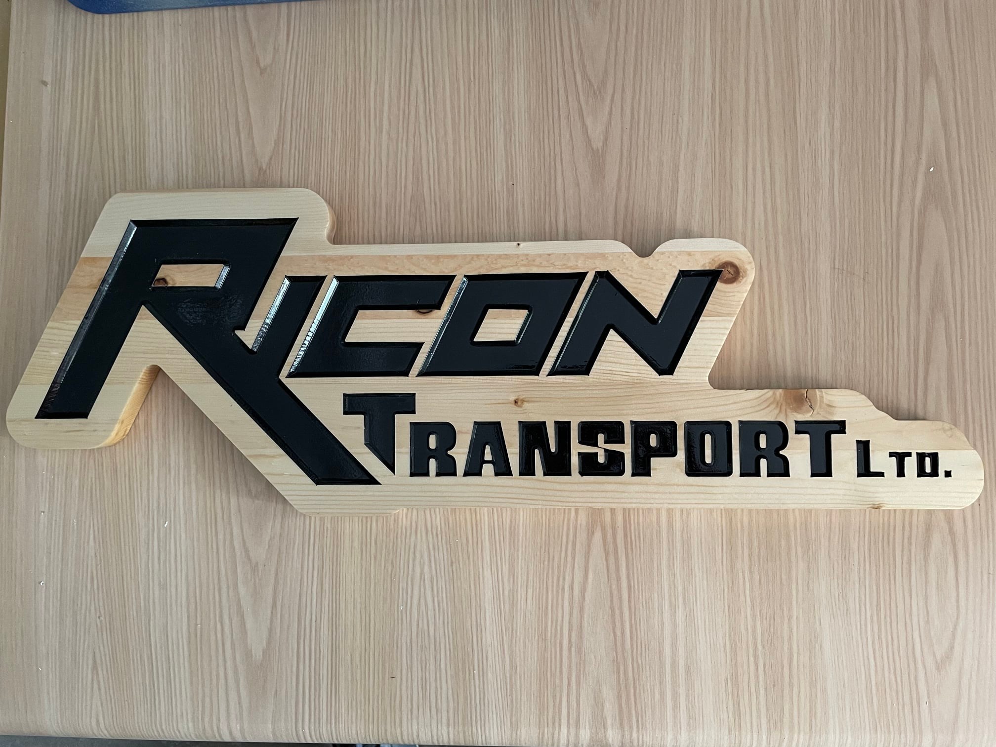 Custom Business Logo Signs - R2 Woodpeckers Creative Carving