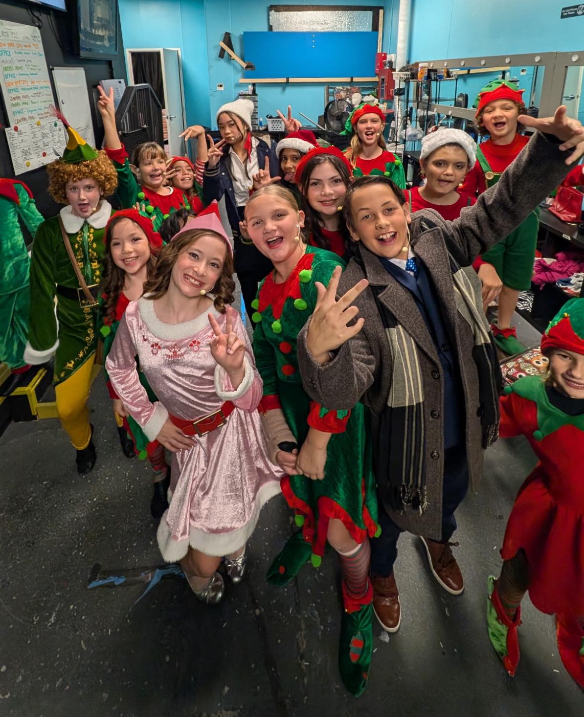 Chandler - 🎄 The cast of Elf JR. is ready for a GREAT weekend of shows ...