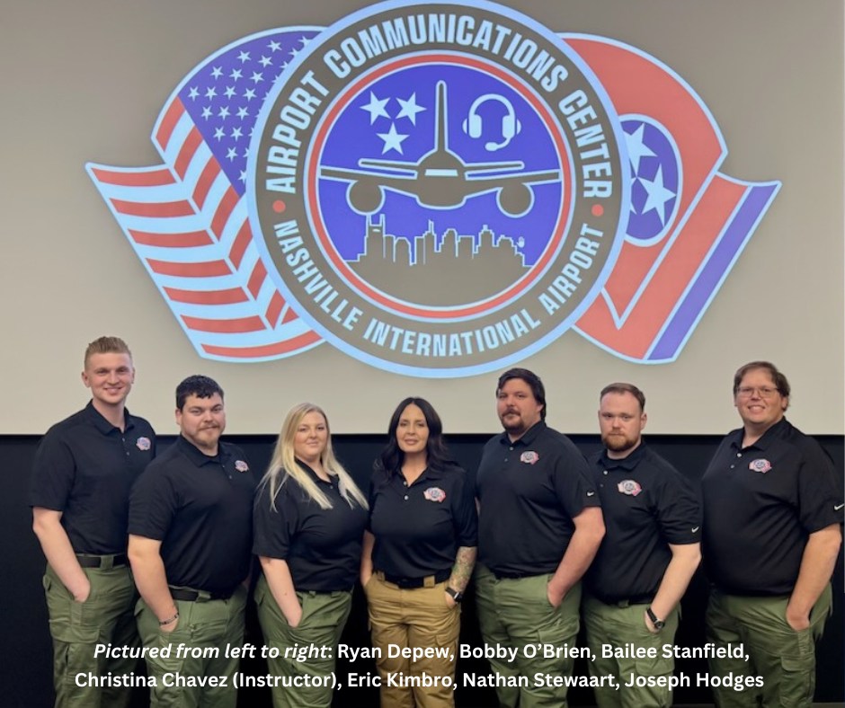 We applaud Christina Chavez, Metro Nashville Airport Authority. Earlier this year, Christina completed the Agency Instructor course at APCO headquarters, and now she is sharing her expertise as an instructor. We are