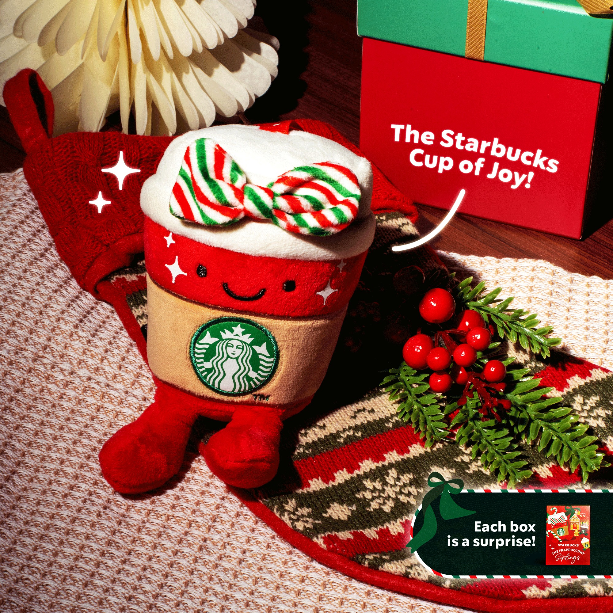✨ Meet the new Starbucks Frappuccino® Siplings (Holiday Edition