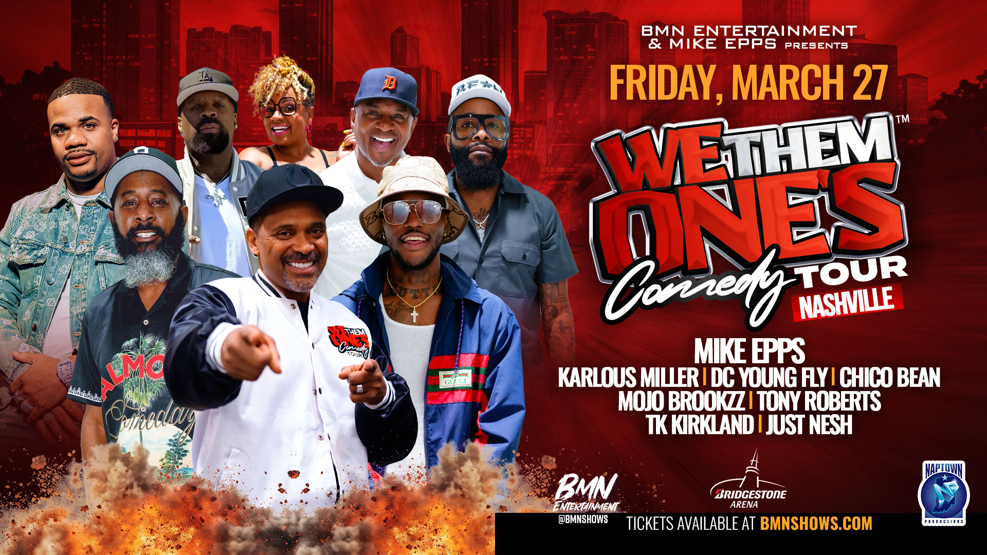 We Them Ones Comedy Tour is back for 2026 — bigger, louder, and