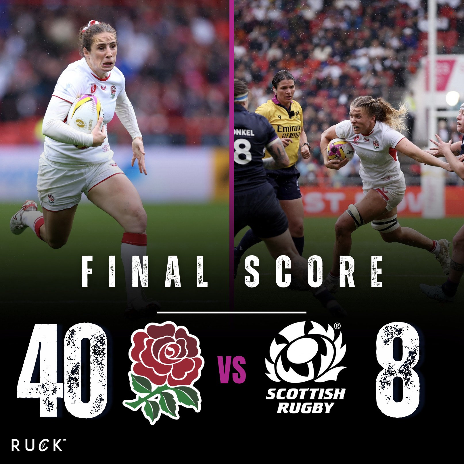 Ruck.co.uk - Red Roses march onto the World Cup semi-finals!🔥👏 | Facebook
