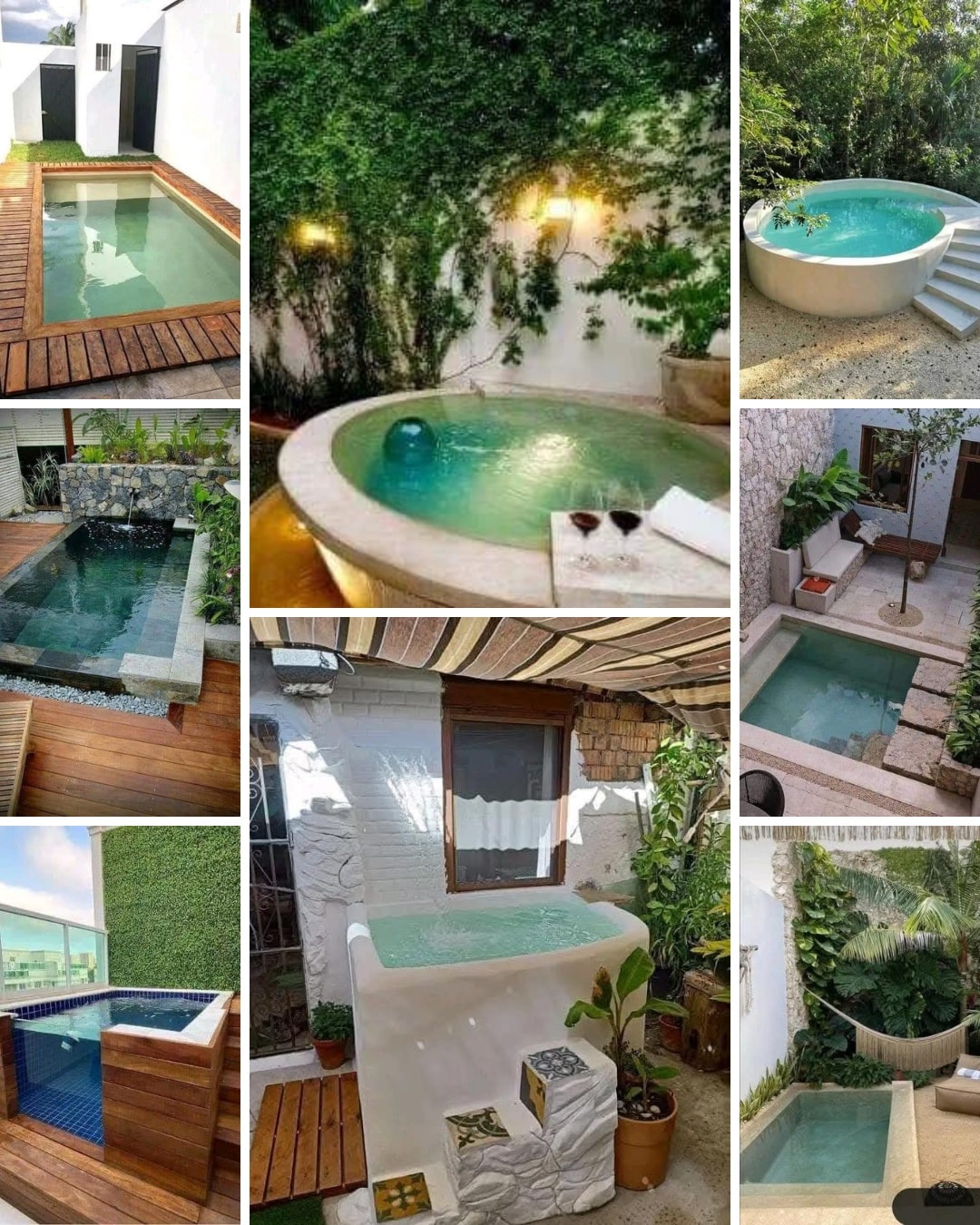 Ideas - Albercas pequeñas ideales para patios pequeños. Muy útiles para ...