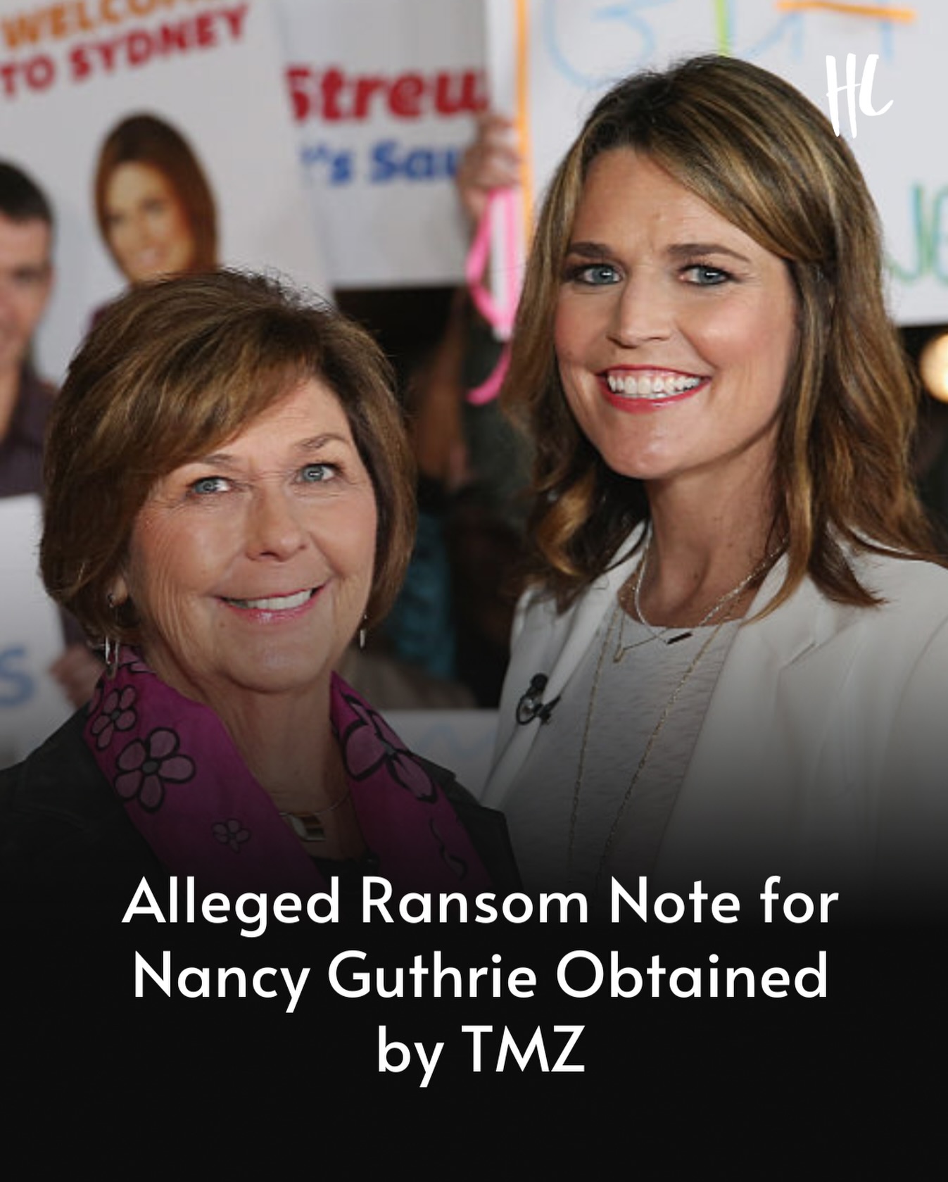 Hollywood - An alleged ransom note has been uncovered in the ...