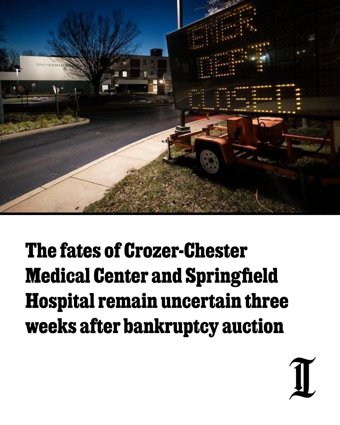 Philadelphia - Progress is being made toward the sale of Crozer-Chester ...