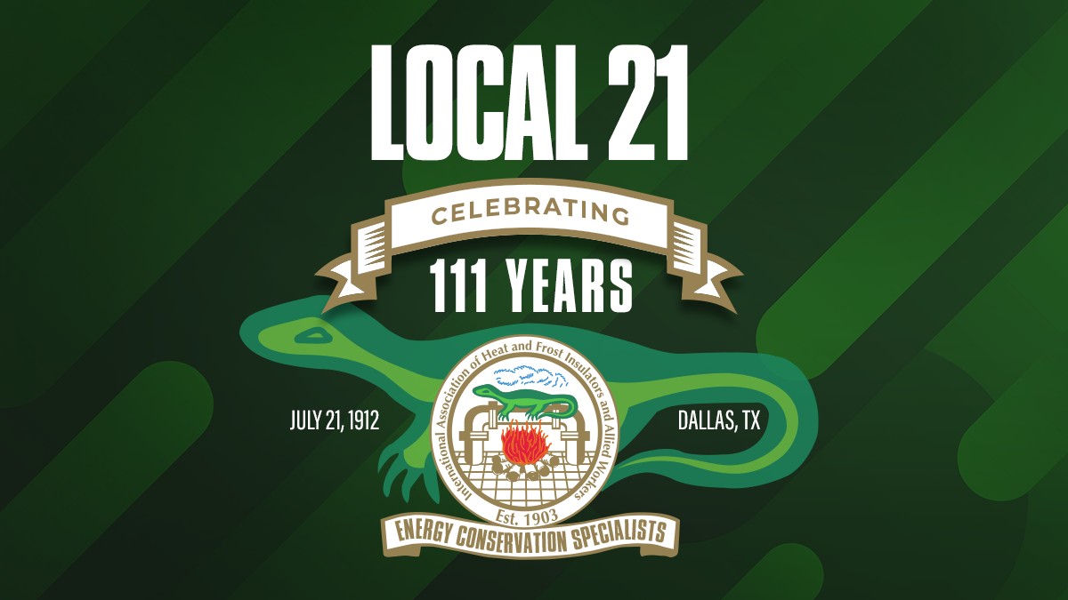 On this day in 1912, Local 21 was... - Insulators Union | Facebook