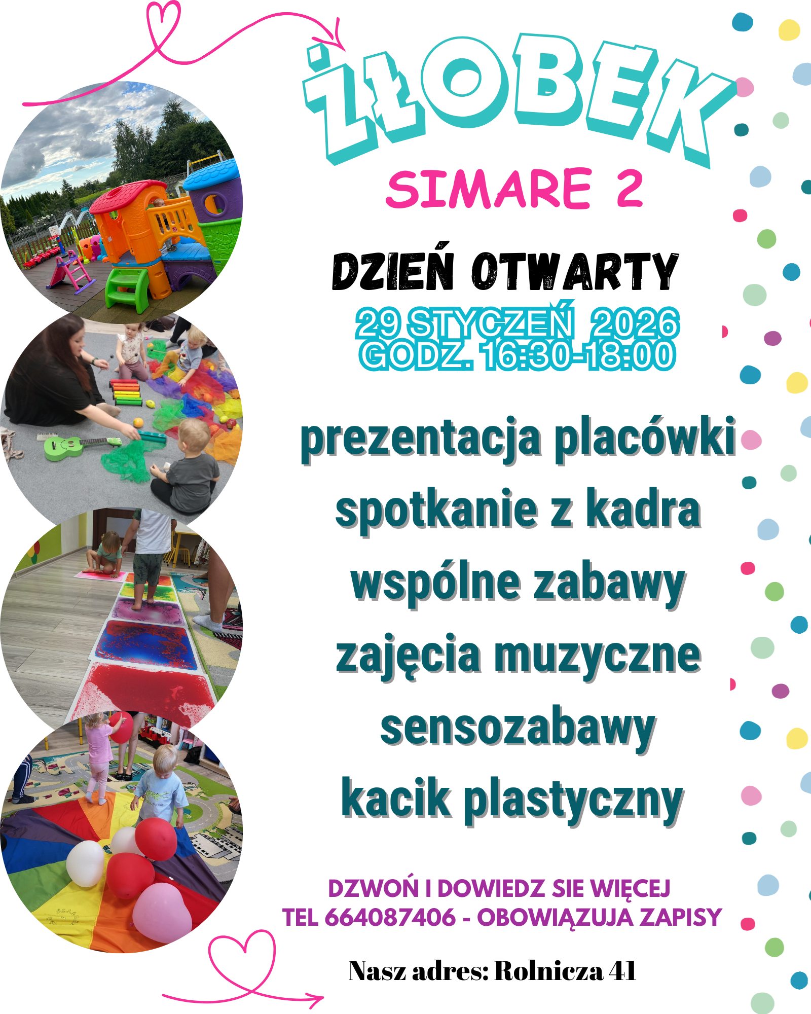 SPOTKANIE W ŻŁOBKU SIMARE 2- DNI OTWARTE
