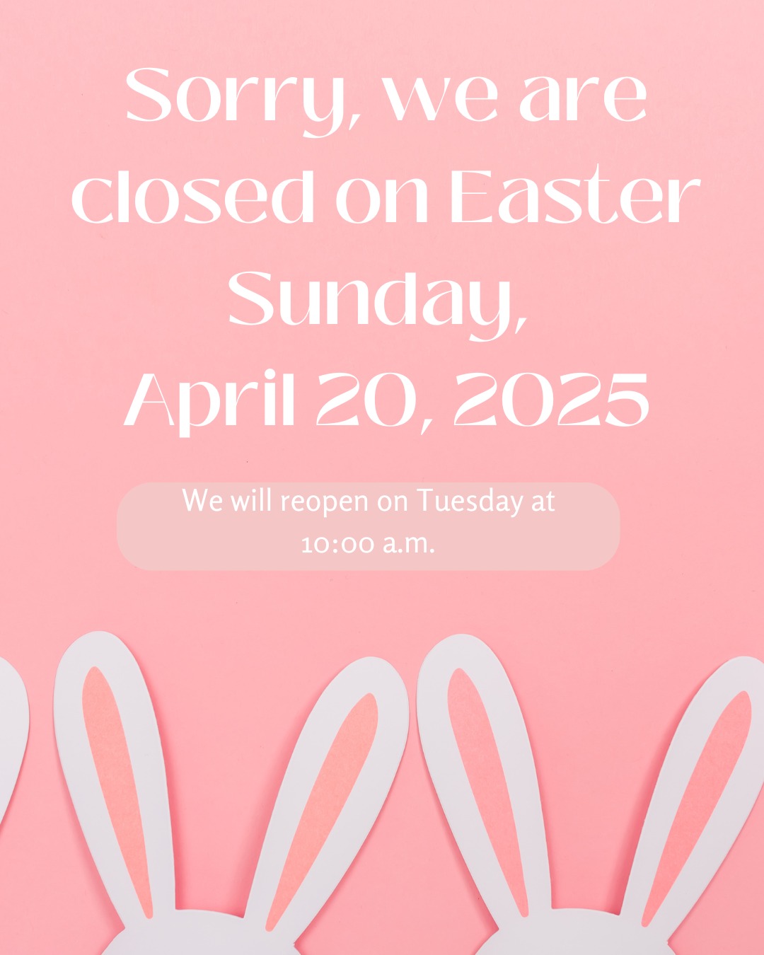 Museum - We will be closed on Sunday, April 20, 2025, for the Easter ...