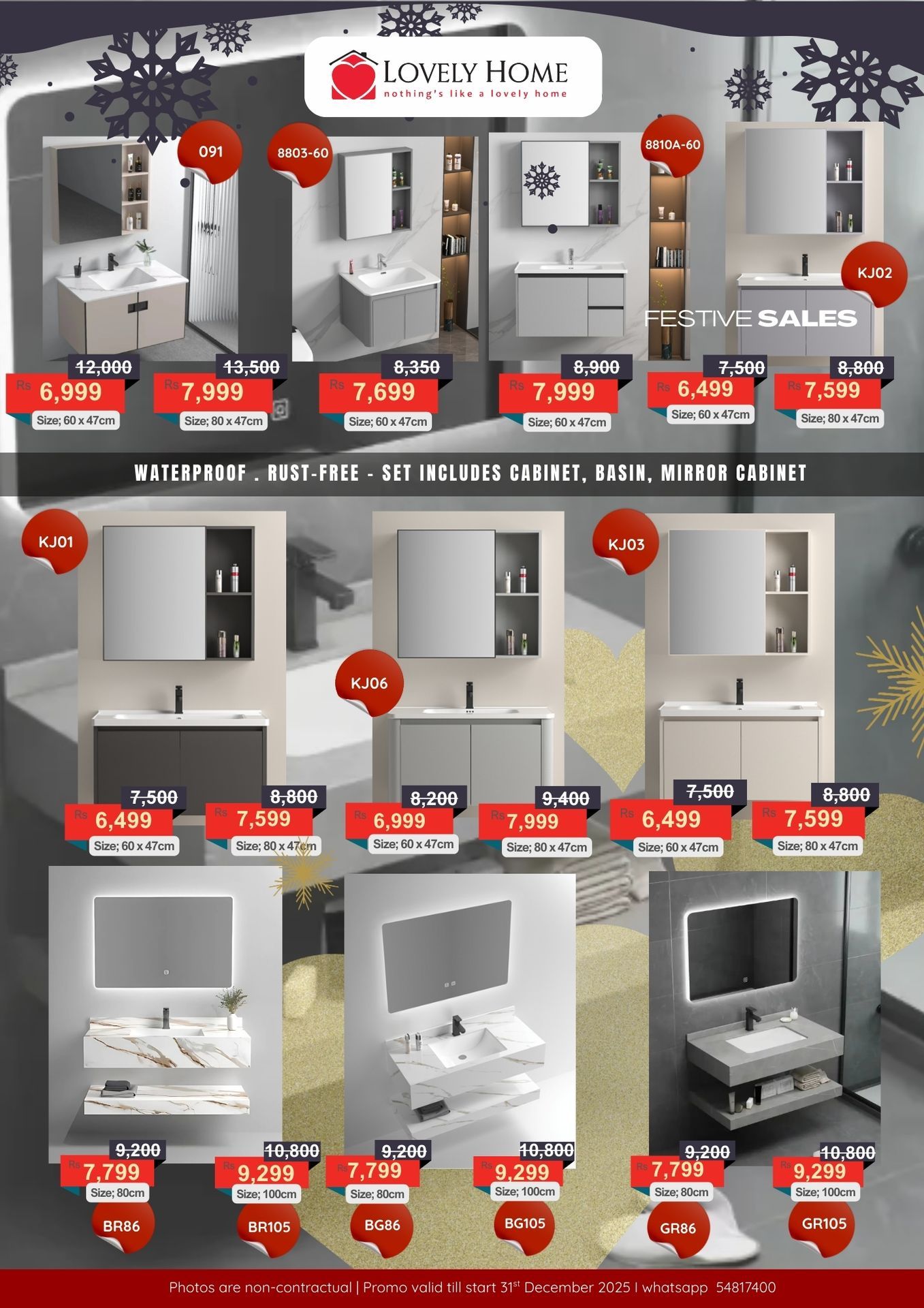 Upgrade your bathroom with sleek cabinets, durable sintered stone
