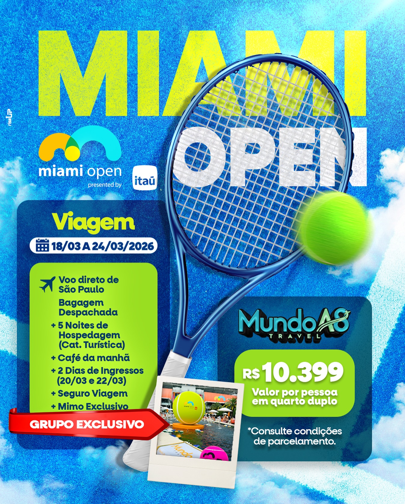 🎾 MIAMI OPEN 2026 — UMA... - Mundo A8 Ribeirão Preto | Facebook