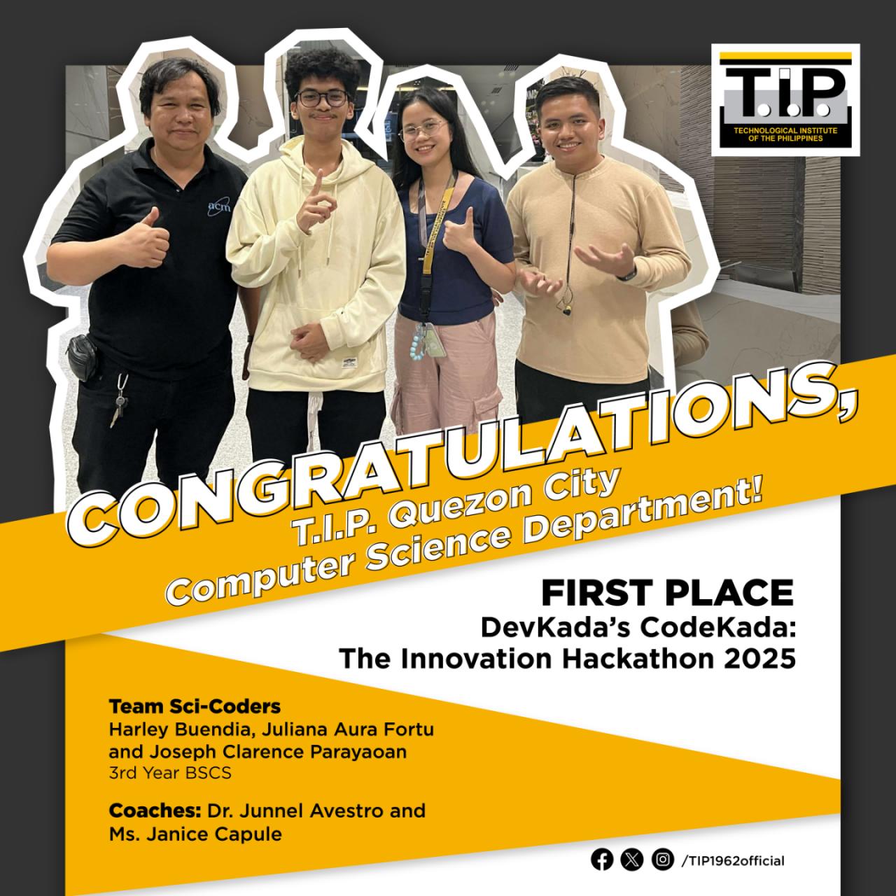 TIP QC ACM Student Chapter | Cubao