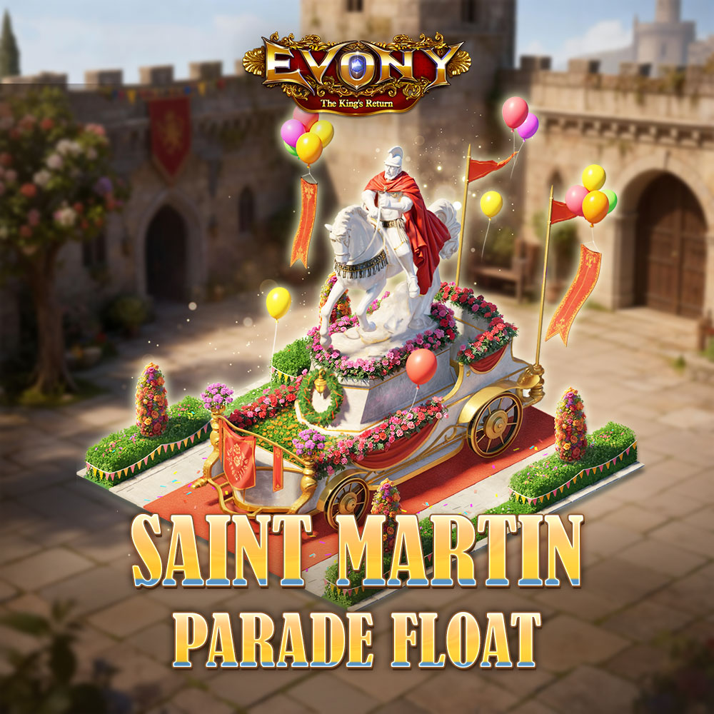 Evony - 🎠 New Ornament丨Saint Martin Parade Float 🎈 
