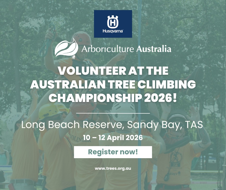 Arboriculture - Volunteer at ATCC 2026 🌳 The Australian Tree Climbing ...