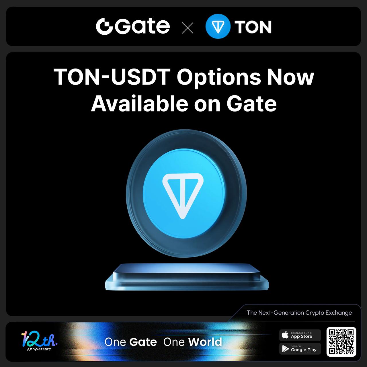 Gate.io - 🚀 Ton Options Are Now Live on Gate! The... | Facebook