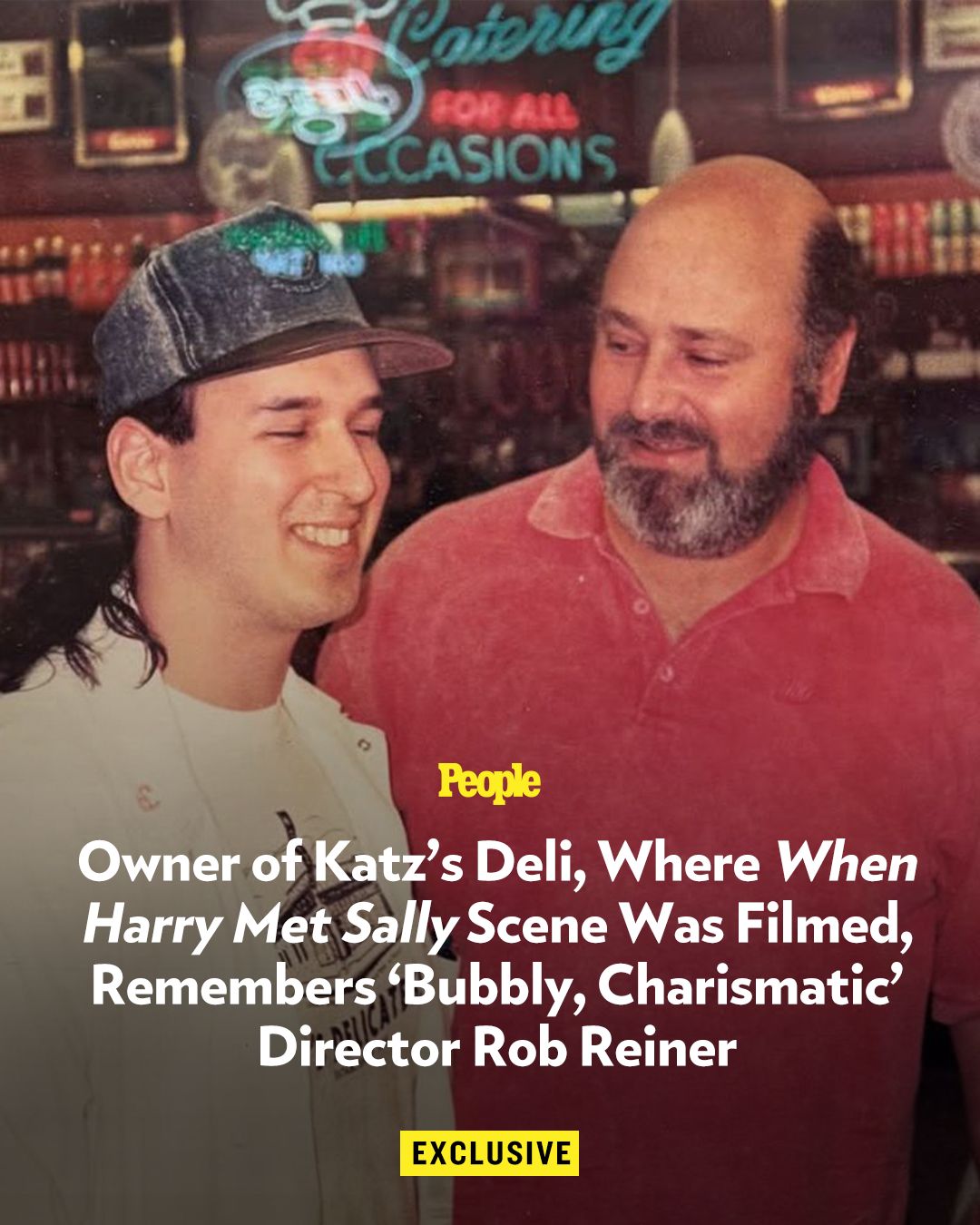 People - 🔗: bit.ly/3XYx9Qg Katz's Deli is mourning Rob... | Facebook