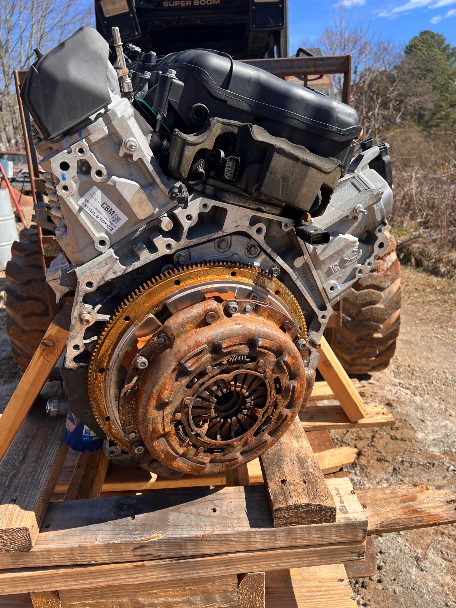 6.2L GM LT1 Engine Core – Camaro SS – Cast #12619168 – Headers + Clutch ...