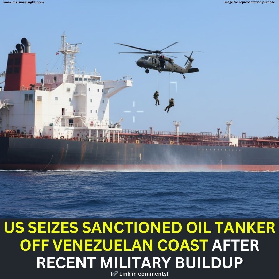 Marine Insight - 🚢 The United States has seized a... | Facebook