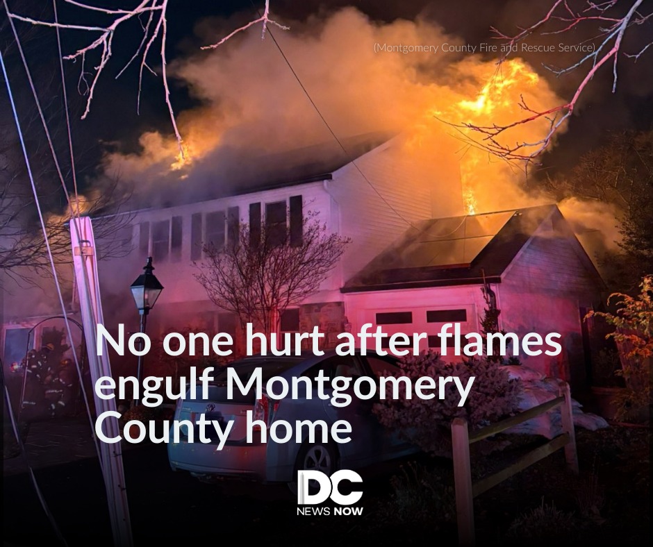 DC - No one was hurt after a house caught fire in Montgomery County on ...