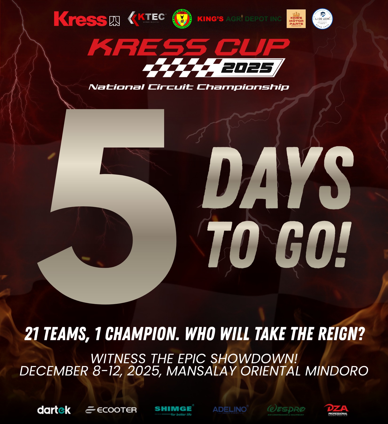 Kress - We are just 5 DAYS out from the KRESS CUP 2025! The energy is ...