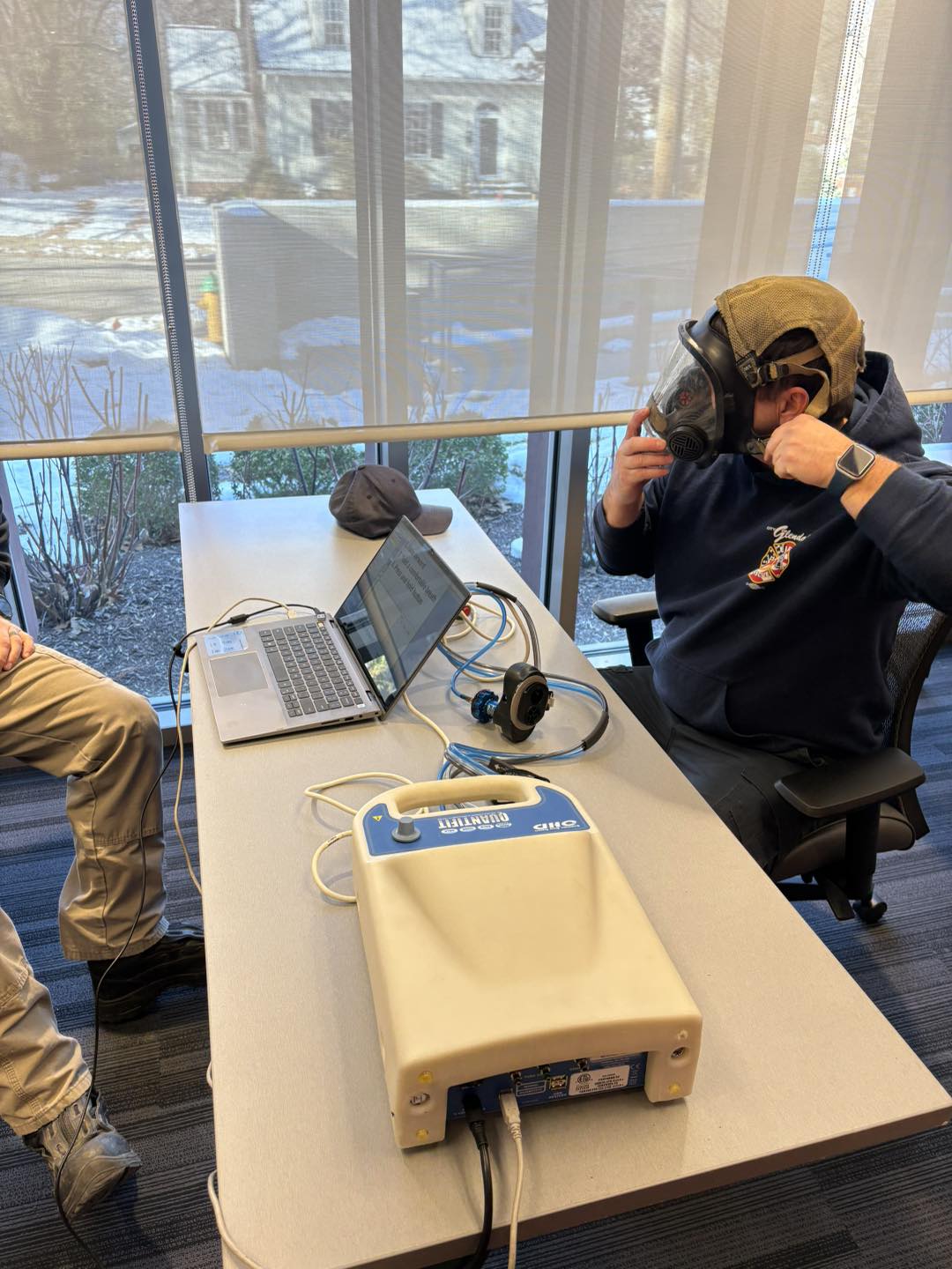 Your Glendale Firefighters are completing their SCBA Mask-Fit Testing 👨 ...