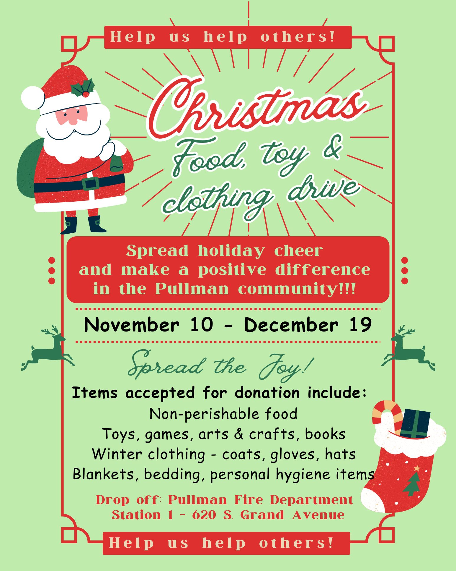 City of Pullman - SPREAD THE JOY: Donate to the Christmas... | Facebook