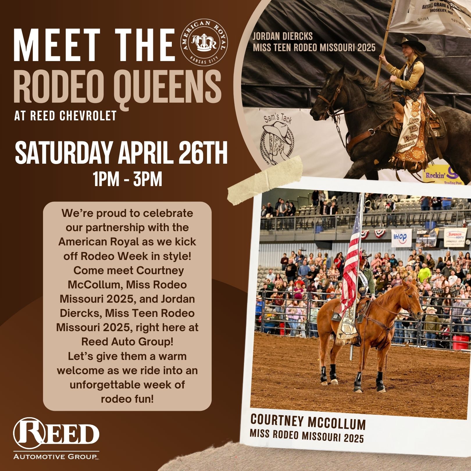 Reed Chevrolet - 🤠 The Rodeo Queens Are Stopping by Reed... | Facebook