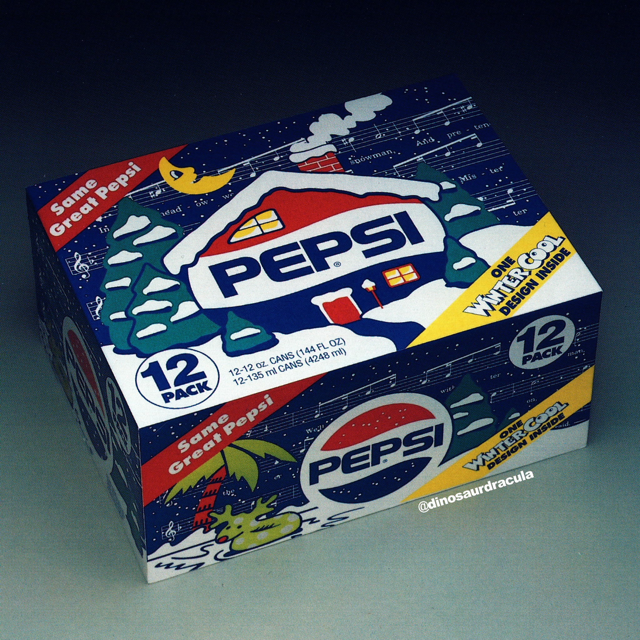 7UP holiday can, from the 1990s. This was back when the Cool Spot