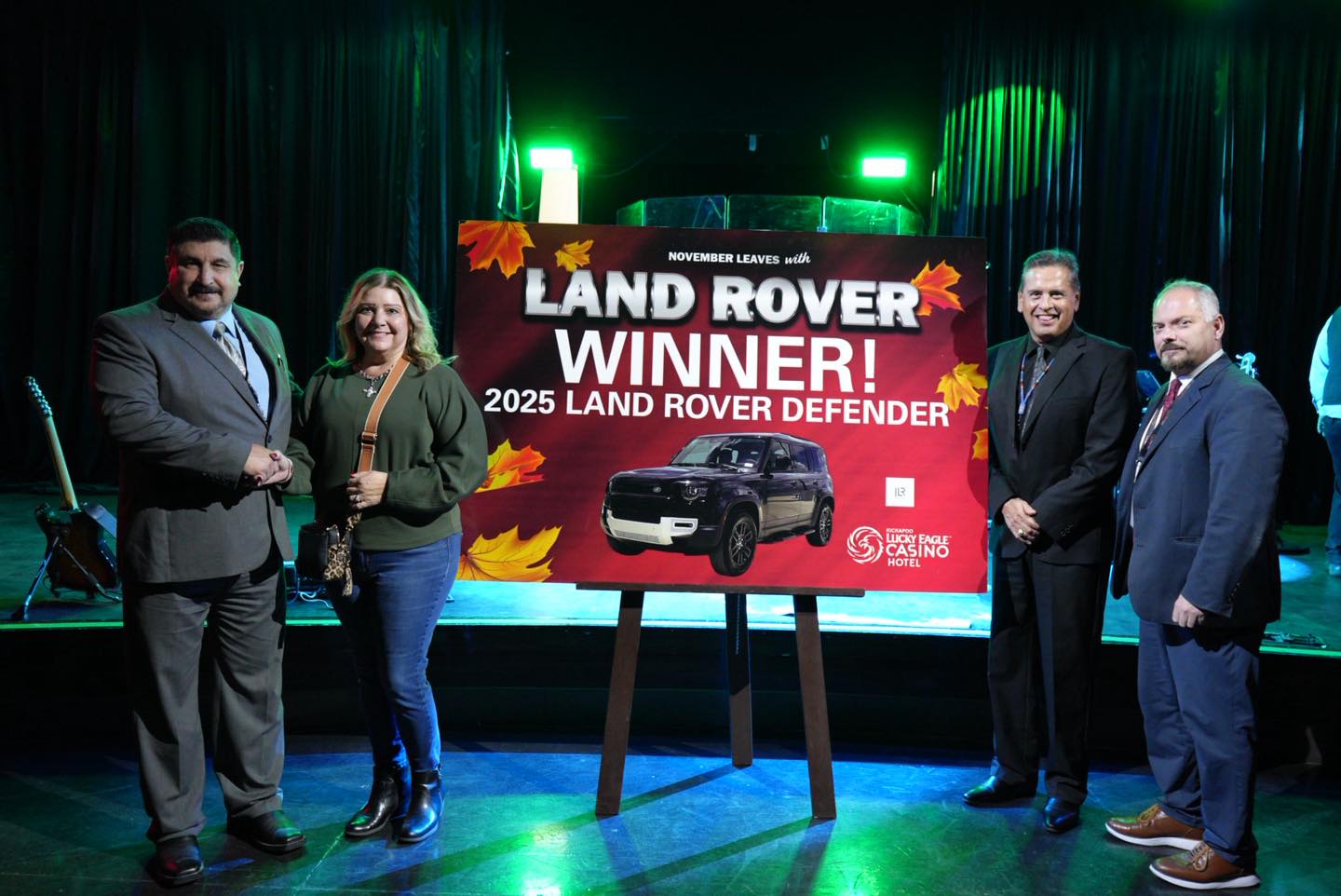 The 2025 Land Rover Defender... - Kickapoo Lucky Eagle Casino | Facebook
