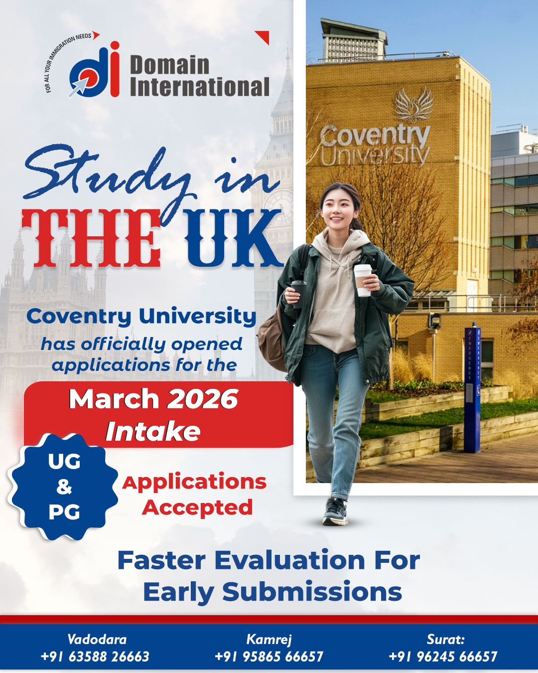 Domain - Study in the UK – March 2026 Intake Open! 🎓 Coventry ...