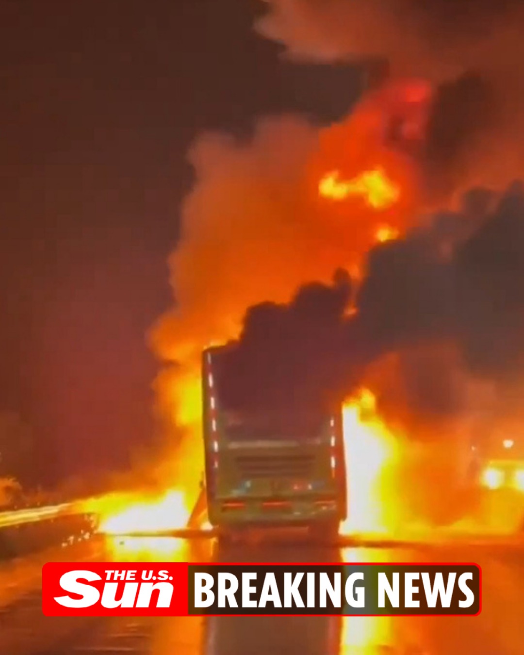 The US - BREAKING: 25 killed and dozens injured after bus erupts into ...
