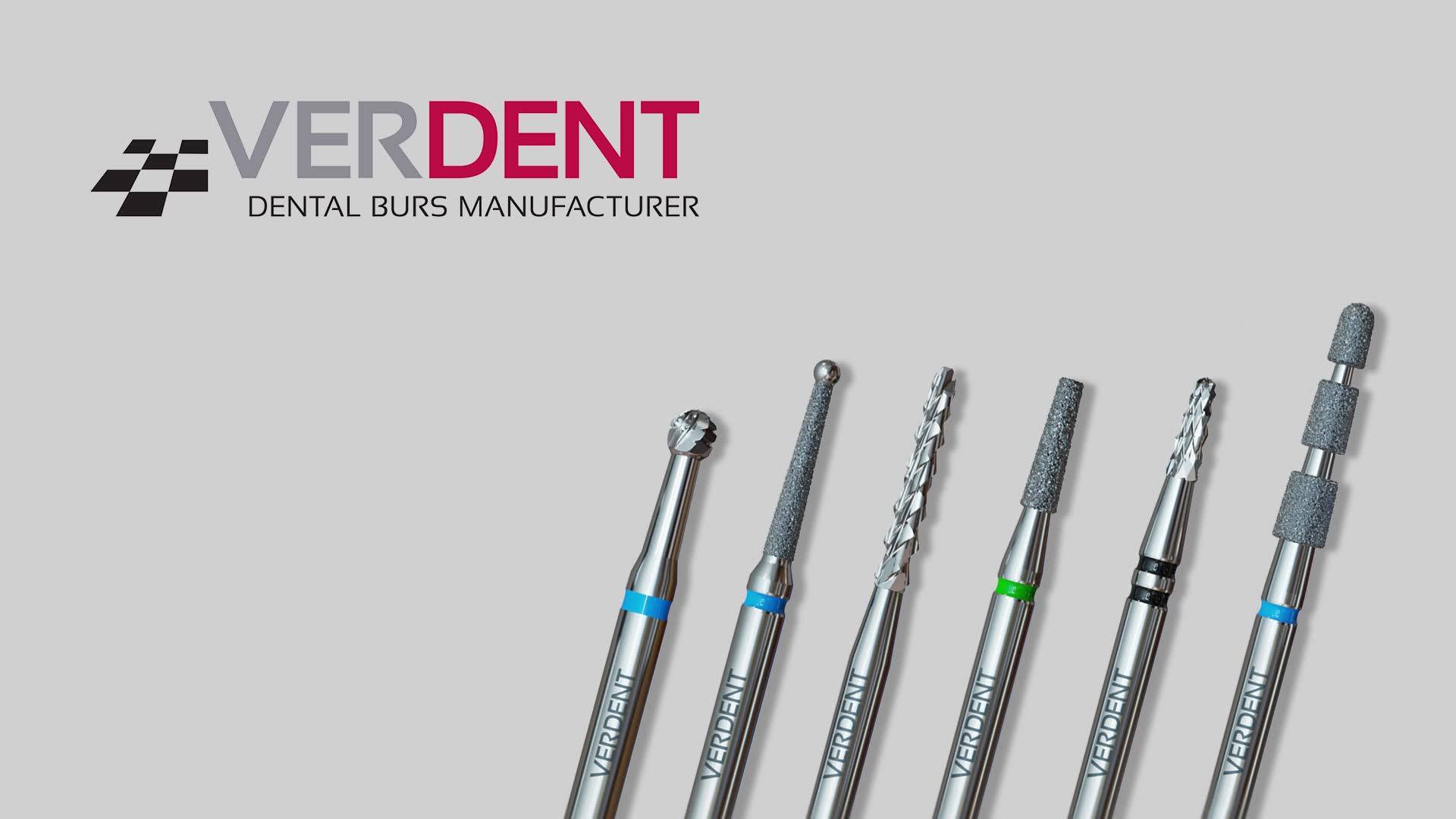 10 FG557 557 Dental Carbide Burs by Verdent (Cross Cut Fissure, Made in Europe) | UK